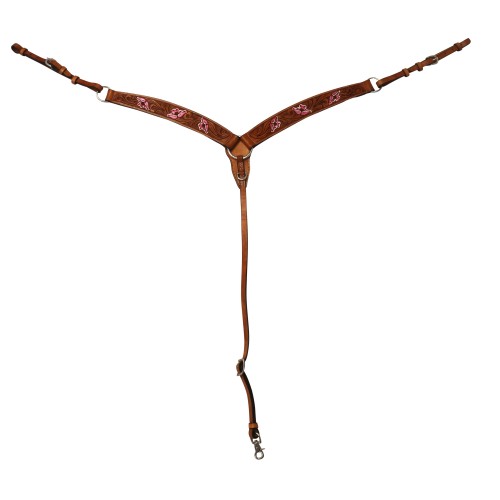 Fort Worth Pink Floral Breastcollar